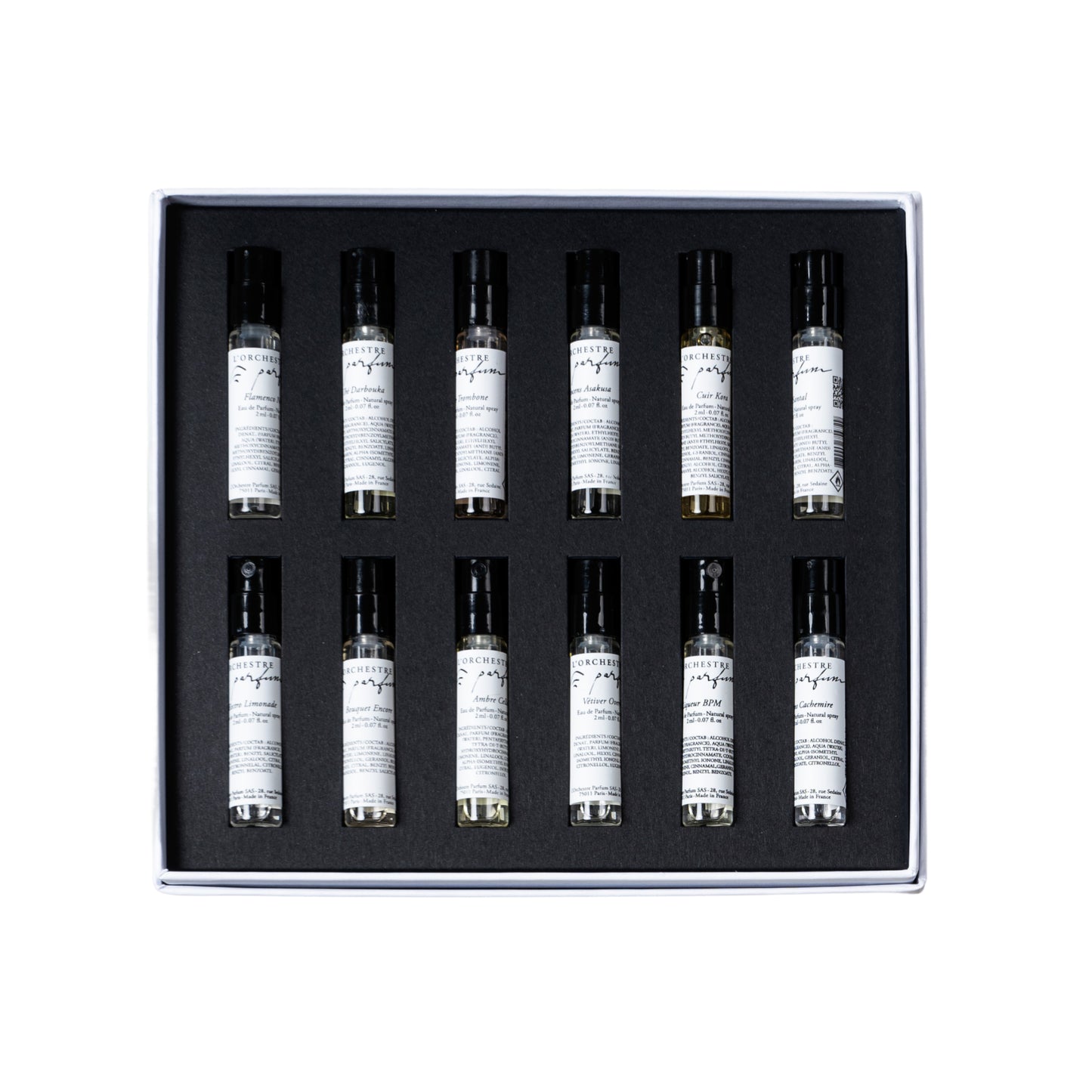 La répétition Générale 12 x 2ml Discovery Kit