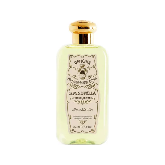 Shampoo und Duschgel (Muschio Oro), 250ml