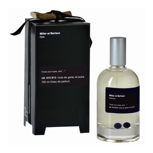 «close your eyes, and…» Ref 015 813 / bois de gaïac et poire EdP, 100ml