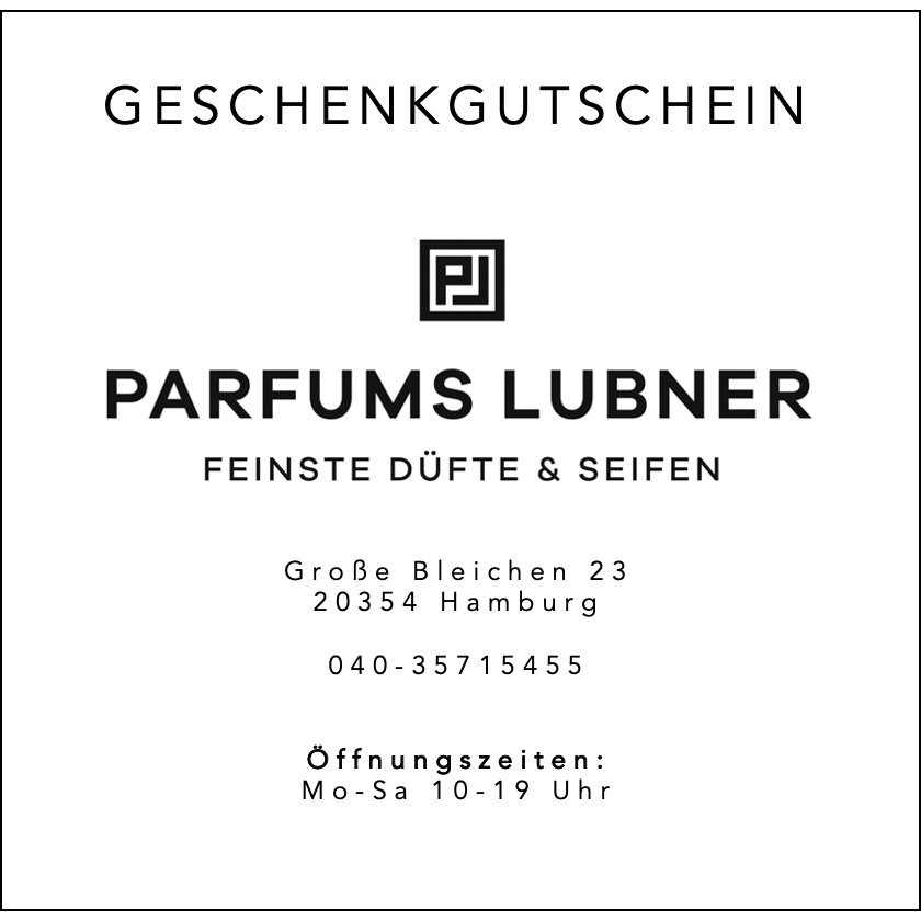 Geschenkgutschein Geschäft Hamburg - PARFUMS LUBNER