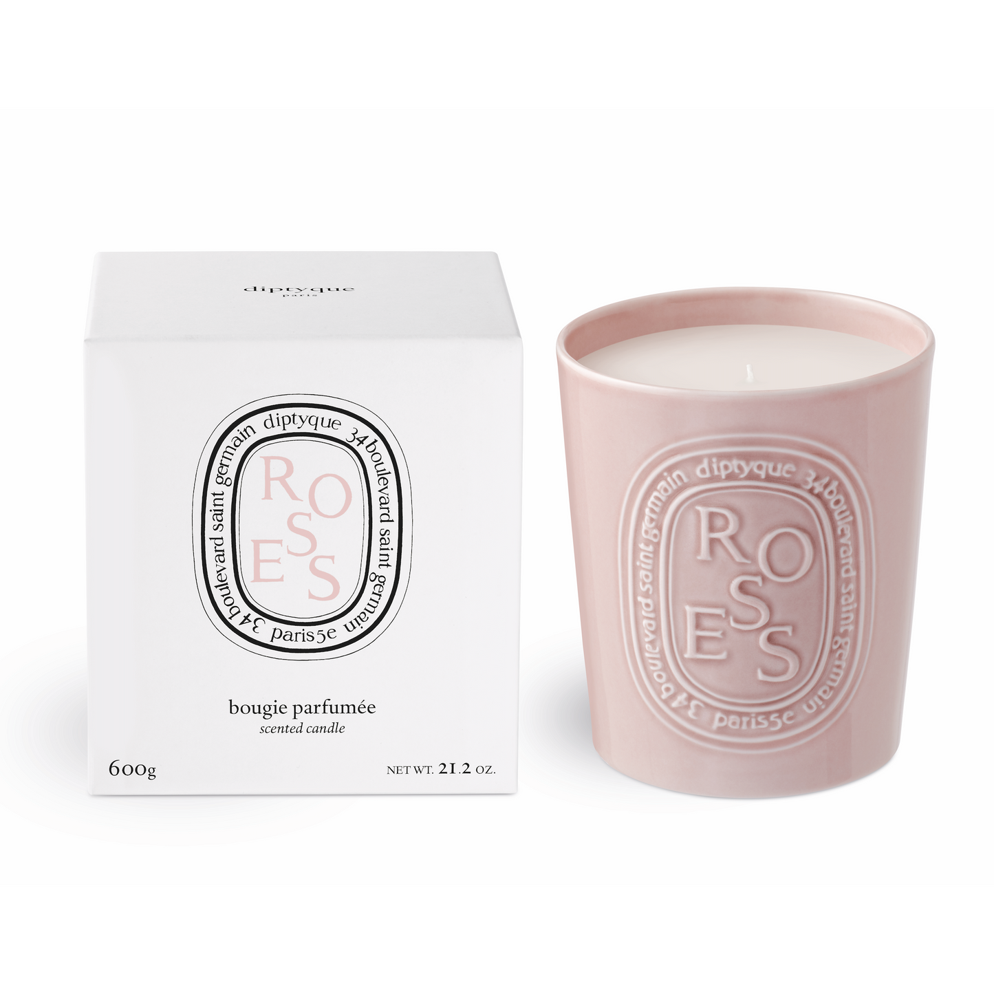 Duftkerze Roses, 600g - PARFUMS LUBNER