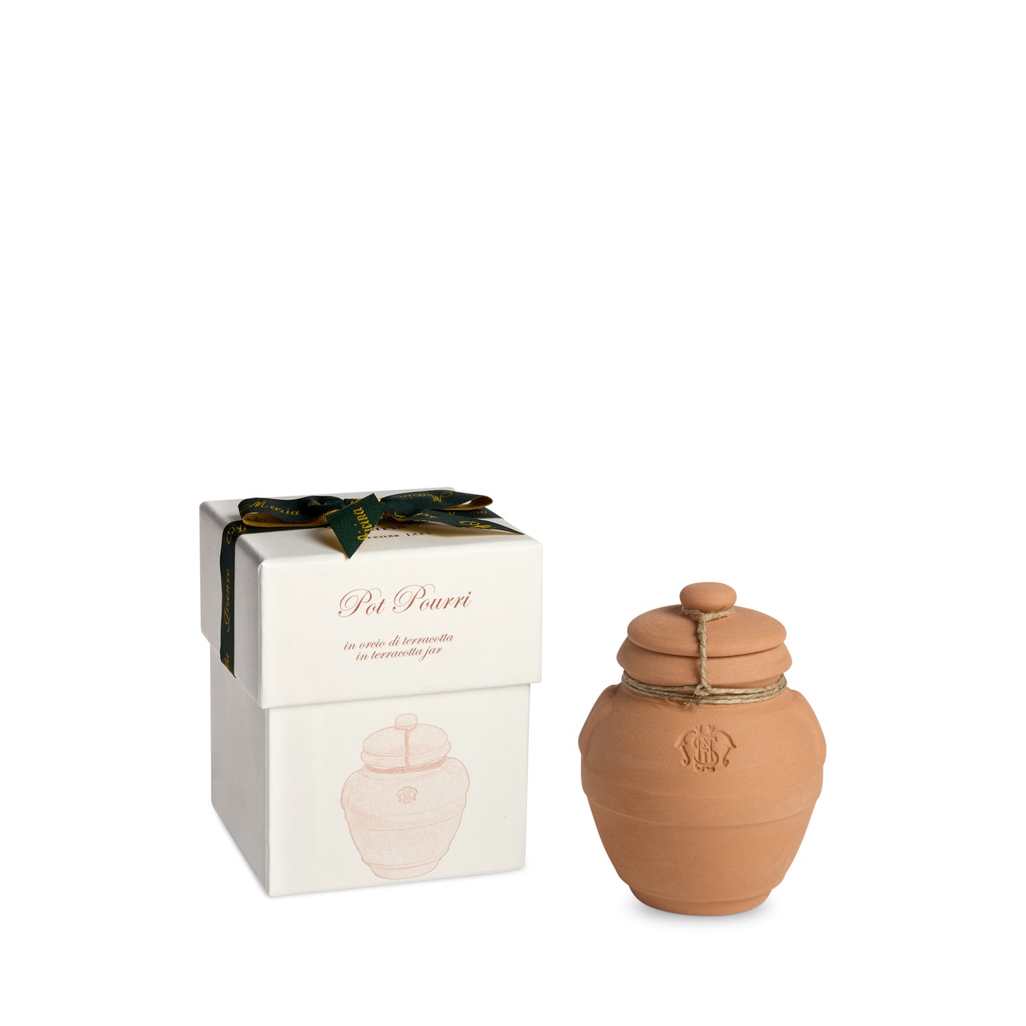 Pot Pourri in Terracotta Gefäß