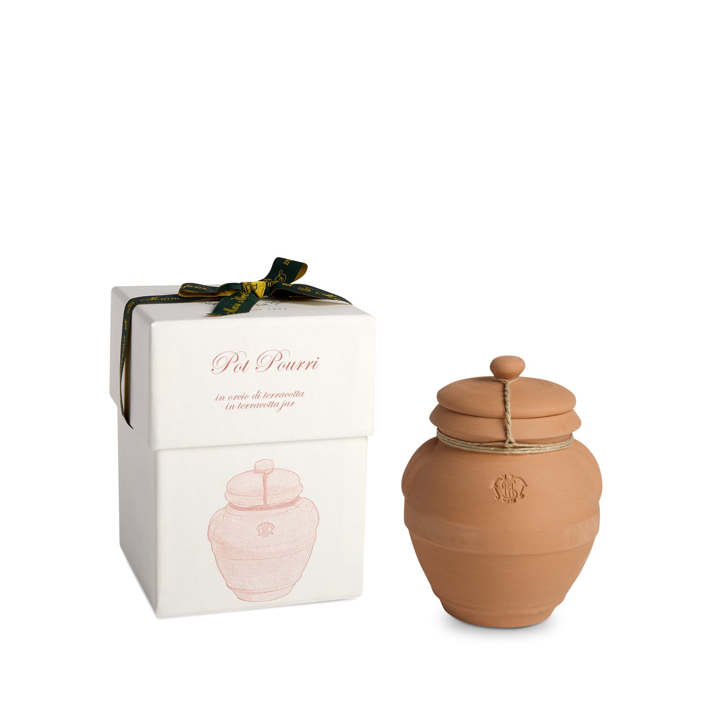 Pot Pourri in Terracotta Gefäß