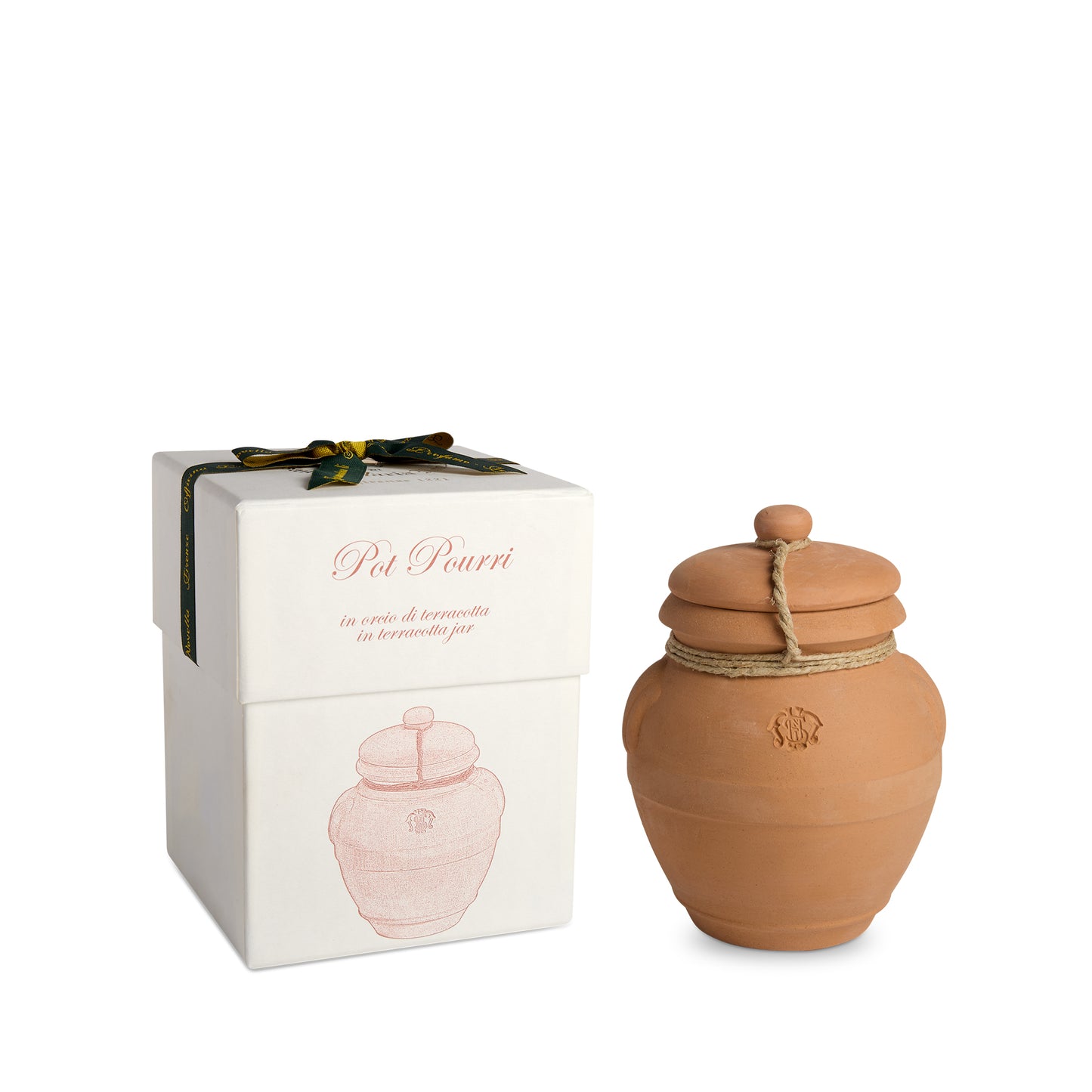 Pot Pourri in Terracotta Gefäß