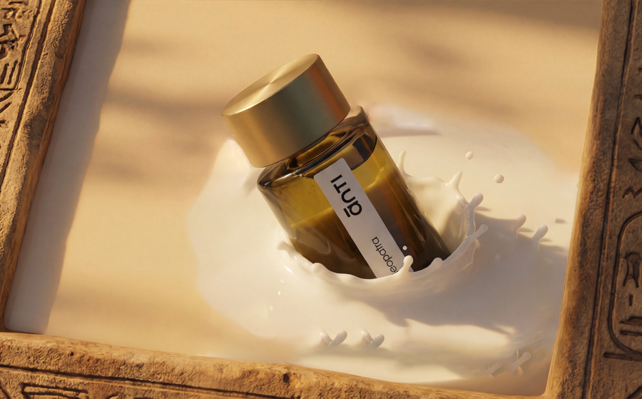 Ein Bad in Milch